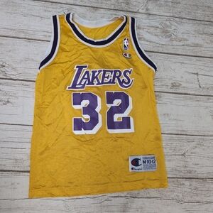 Vintage Champion LA Lakers NBA Basketball Jersey Youth M 10-12